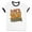 White/Black, variant on Let's Do the Yam Thing Ringer Tee Shirt Unisex Medium White/Black
