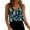Navy, variant on Women's Satin V-Neck Camisole Top, Floral Print Summer Basic Tank for Casual Outfits or Evening Wear,Black 2XL