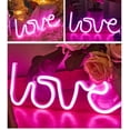 thumbnail image 3 of FFENYAN Warm Small Night Light Unique Design Led Neon Sign LOVE Confession Modeling Lamp LED Decor Night Light Couple Valentine's Day, 3 of 3