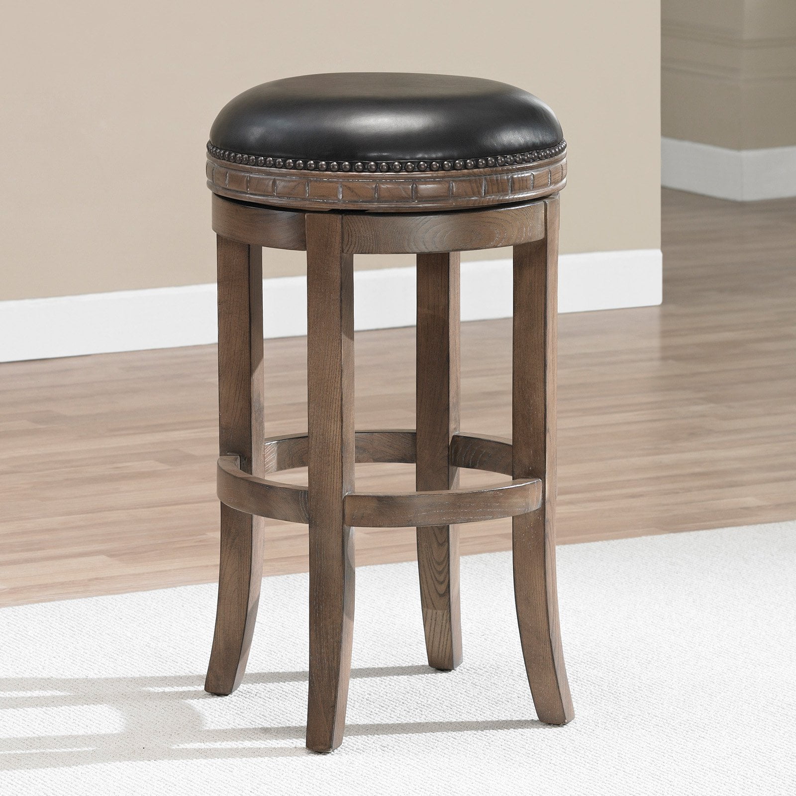Ahb Sonoma Backless Bar Stool Weathered Oak Com