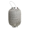 thumbnail image 2 of 23" Beach Day Contemporary Chic Large Wire Woven Hurricane Pillar Candle Holder, 2 of 3