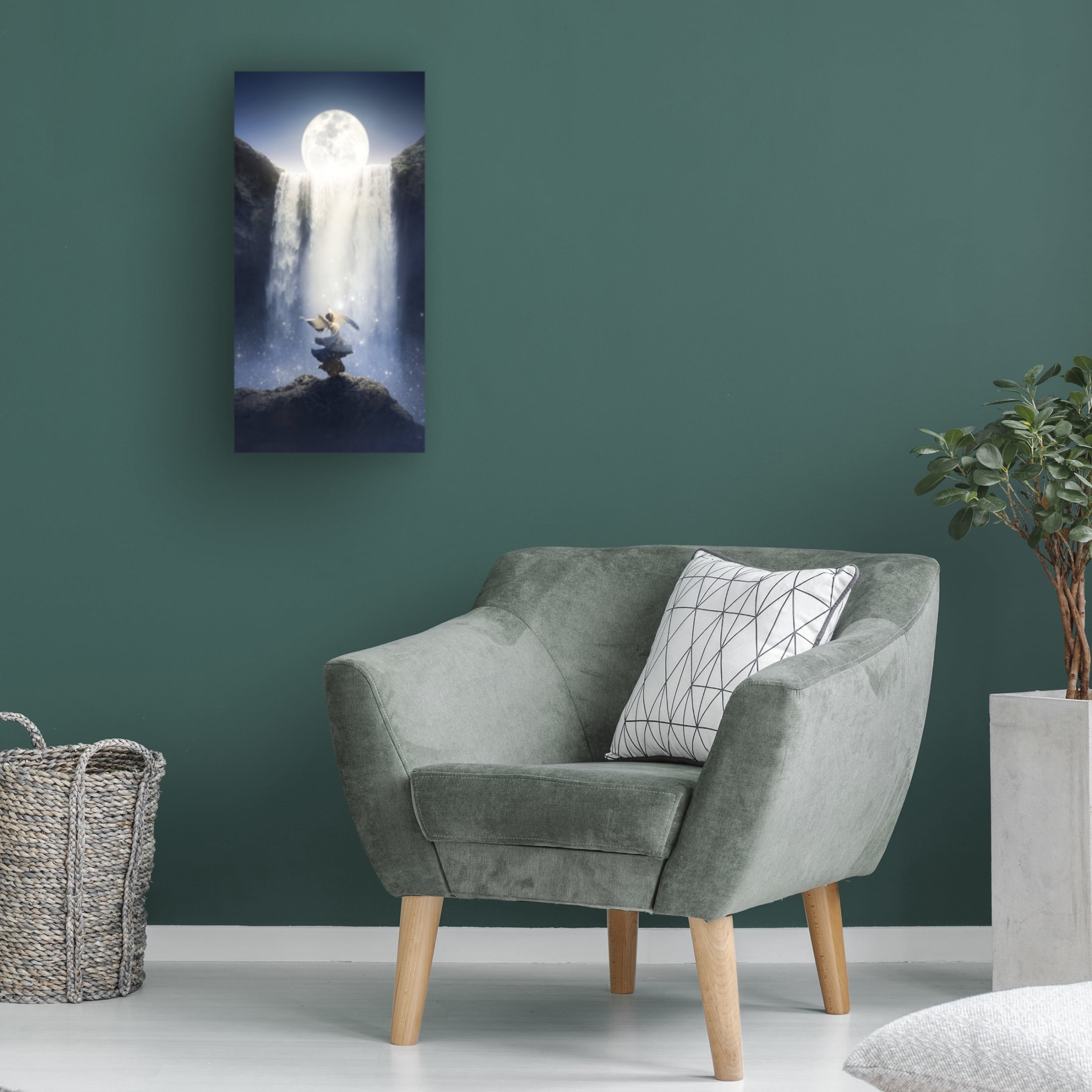 Trademark Fine Art Can Pu Dance under the moon Canvas Wall Art