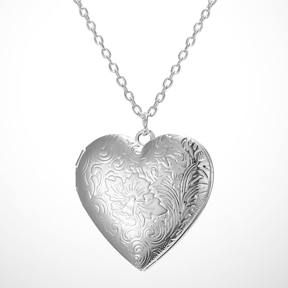 SKISUNO Necklace with Photo Inside Delicate Picture Pendant Necklace for Women 1Pcs Ornaments