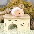 thumbnail image 3 of BESTYASH Wood Hamster House for Guinea Pig Sleeping Bed 1Pack, 3 of 7