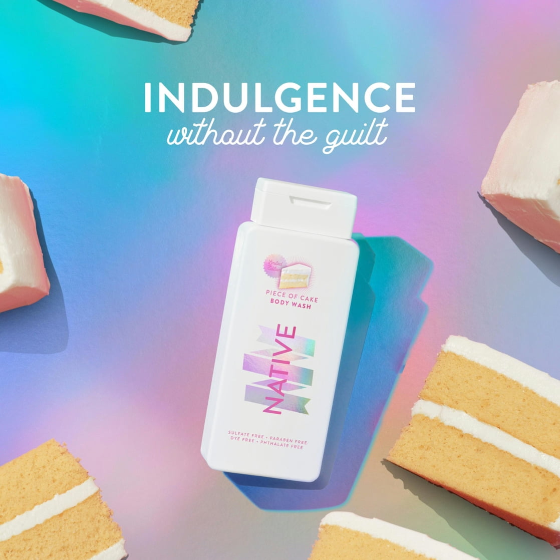 Native Limited Edition Piece of Cake Body Wash 18 fl oz
