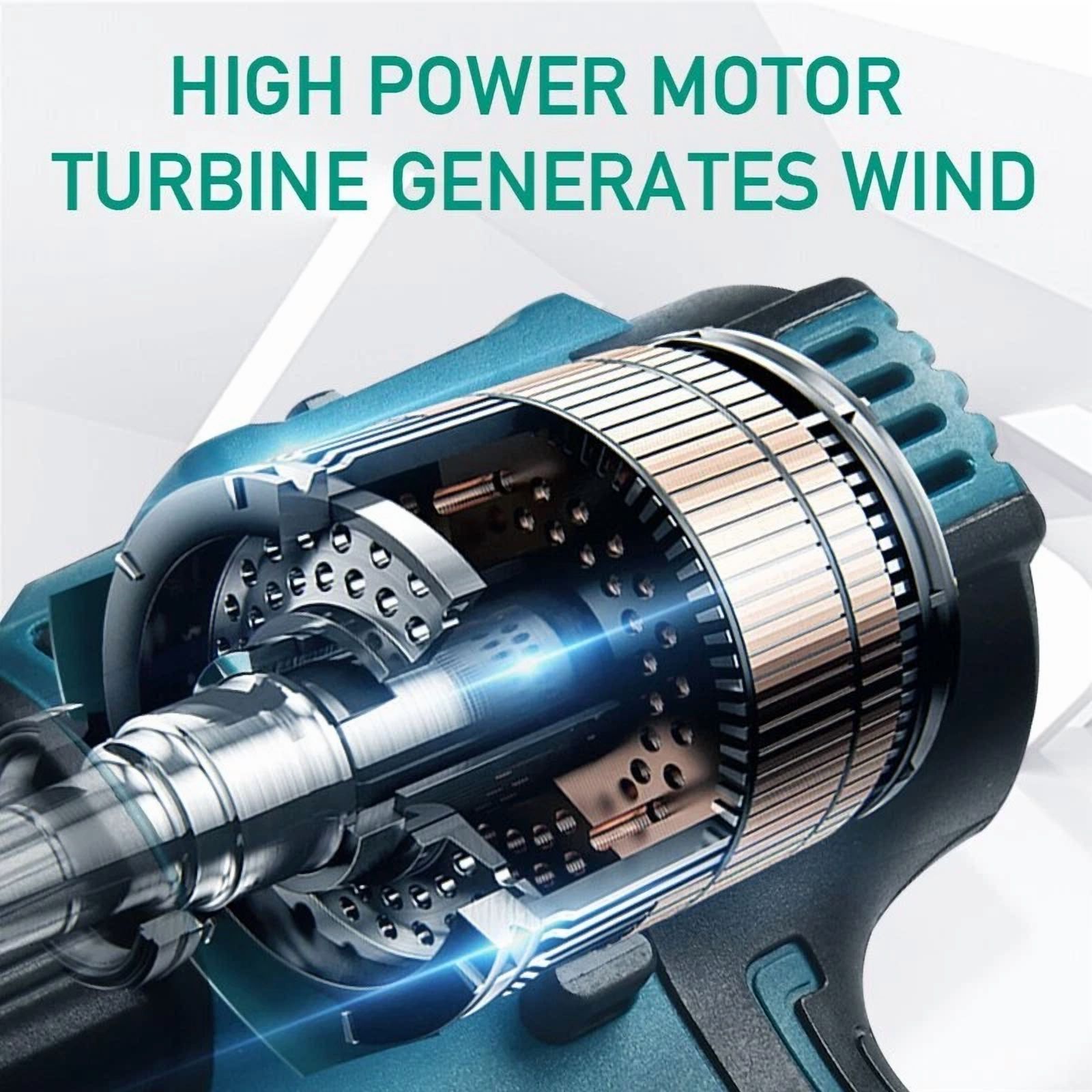 Portable Electric Hot Air Gun Cordless Heat Gun For Makita 18V Li-ion Battery
