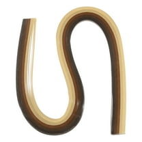 120pcs Quilling Strips Paper 3mm 21" Origami Paper Gradient Brown