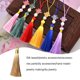 thumbnail image 2 of Minnieouse 8 cm borla llavero bolsa joyería decorativa flecos colgante portátil pendiente collar decoración DIY artesanía hecha a mano Ropa, zapatos y accesorios Miscelánea champán Minnieouse AP016303-23, 2 of 6