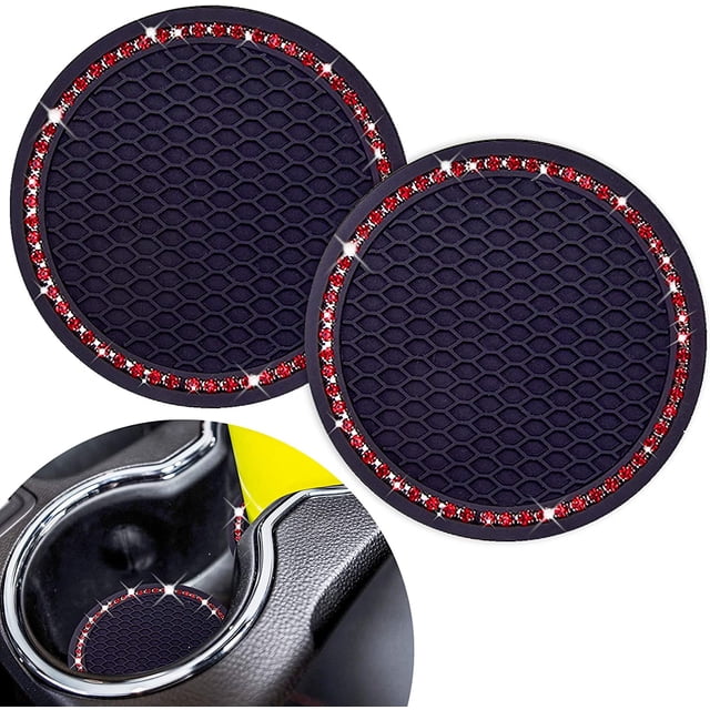 2 piezas-Coche Posavasos-Rojo Ormromra WRMH-1175-1