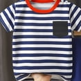 thumbnail image 4 of Hessimy Toddler Boy 2 Pieces T-shirts and Shorts Summer Outfit Cartoon Print Shirt Short Set,Stain Resistant(Dark Blue,12-18 Months), 4 of 4