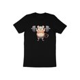 thumbnail image 3 of Weightlifter Chubby Mouse GYM Fitness Gift Men Women Kids T-Shirt Funny GYM Workout Bodybuilder Birthday Presents Men Women Kids Tshirt, 3 of 10