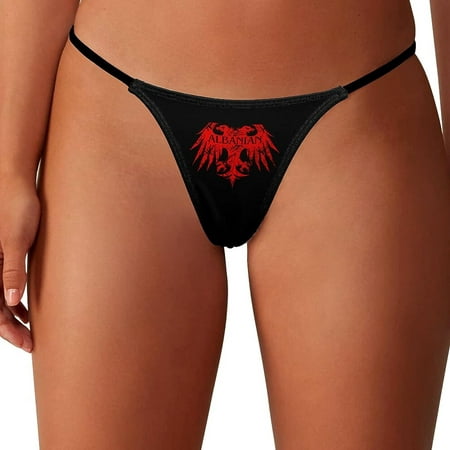 

Albanian Eagle Women s Sexy G-String Low Rise Hipster Underwear Thong Panties Stretch T-Back