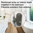 thumbnail image 3 of Degree Tumbler gate Lock gate Lock Screen Sliding barn Door Lock for Door and Window Security/Privacy ( Locks), 3 of 8