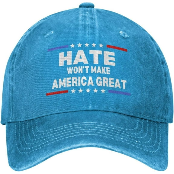 Hate Won't Make-America-Great Patriotic hat Denim Hats Baseball Caps