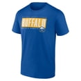 thumbnail image 2 of Men's Royal Buffalo Sabres Blocked Out T-Shirt, 2 of 3