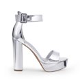 thumbnail image 2 of Sandalia DREAM PAIRS Orinthia Plata Tacón Alto Talle 5.5, 2 of 7