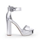 thumbnail image 2 of Sandalia DREAM PAIRS Orinthia Plata Plataforma 8.5, 2 of 7
