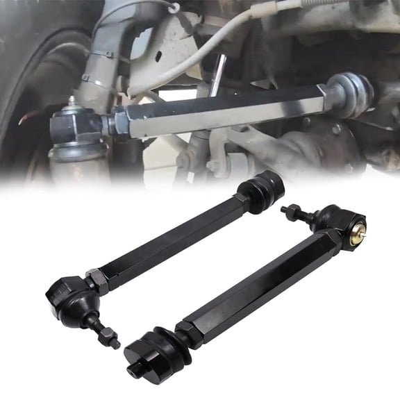 RULLINE Heavy Duty Tie Rods KRTR11 Compatible with 6.6L Duramax Diesel Chevy Silverado 2011-2019 GMC Sierra 2500HD 3500HD