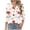 White-Shirts, variant on Jsaierl 3/4 Length Sleeve Womens Tops Summer V Neck Shirts Boho Graphic Petite Blouses Soft Elegant T-shirts Top S-2XL