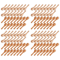thumbnail image 2 of Cucharas de madera pequeñas, minicucharas para degustación, condimentos, sal, cucharas para cocinar, condimentos, aceite, café, té, azúcar, 120 piezas, 2 of 8