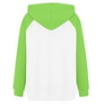 thumbnail image 4 of UJNDER Oversized Hoodies for Women Pullover Sweatshirt Teen Girls Raglan Sleeve Hoodie Green L, 4 of 4