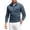 09#Blue, variant on Men's Quarter Zip Polo Shirts Casual Lightweight Long Sleeve Top Mock Neck Stylish Summer Color Block Golf Slim Fit Shirts White M