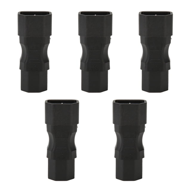 5 adaptadores de enchufe de fuente de alimentación IEC320 C14 a IEC320 C15 para PDU, chasis, portátil y UPS.