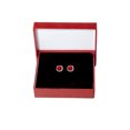 thumbnail image 3 of Broquel piedra roja Horoz Plata 925 WP207, 3 of 4