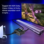 EZCOO HDMI Splitter 1x2 to HDMI to HDMI Cable Splitter with Micro-USB Cable