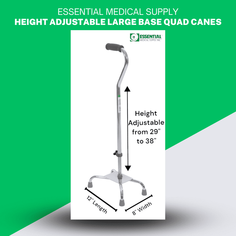 Quad cane, large base (8 Quad cane, large base (8