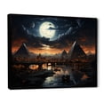 thumbnail image 2 of Designart "Sky Pyramid Egypt Celestial painting" Egypt Floater Framed Canvas Art Print, 2 of 7
