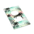 thumbnail image 3 of Kll Tropical Summer Palm Wall Plate,Gloss Finish,Standard Size 1 - 5" X 3", Polycarbonate Thermoplastic,Electric Receptacle Plug Covers, 3 of 8