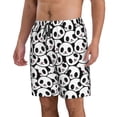 thumbnail image 2 of Fotbe Cute Panda Face Trajes de Baño Estampados para Hombre, Shorts de Verano de Secado Rápido, Ropa de Playa, Bañadores-3X-Large, 2 of 6