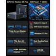 thumbnail image 3 of Mini PC GMKtec M5 Plus Ryzen 7 5825U con Windows 11 Pro DDR4 16 GB/32 GB 512 GB Nvme SSD WIFI6 BT5.2 Computadora de escritorio para gamers, 3 of 4
