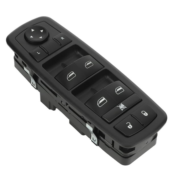 Interruptor de control maestro Higoodz ventana eléctrica negro mate apto para Dodge Grand Caravan/Journey 68039999AA