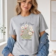 thumbnail image 3 of Jollimate God Is Good All The Time Shirt, Wildflower Christian Graphic Tee, Faith Hope T-Shirt Gift for Women, 3 of 6