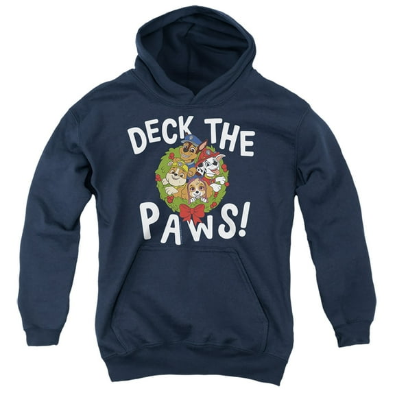 Paw Patrol Christmas Deck The Paws Kids Hoodie for Youth Boys and Girls