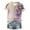 Multicolor Tops for Summer_l, variant on jtjvou Women's Round Neck Blouse Tie Dye Print Pullover Lady Trendy Fashion Plus Size Going out Tops for Teen Summer Short Sleeve Tuinc Multicolor,L