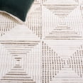 thumbnail image 6 of SAFAVIEH Whisper Darrell Geometric Runner Rug, Beige/Ivory, 2' x 6', 6 of 10