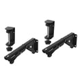 thumbnail image 2 of serony 2x Under Desk Keyboard Tray Foldable Brackets Office desktop extension Desktop Extenon Shelf Clamp 12.5x4.3cm, 2 of 6