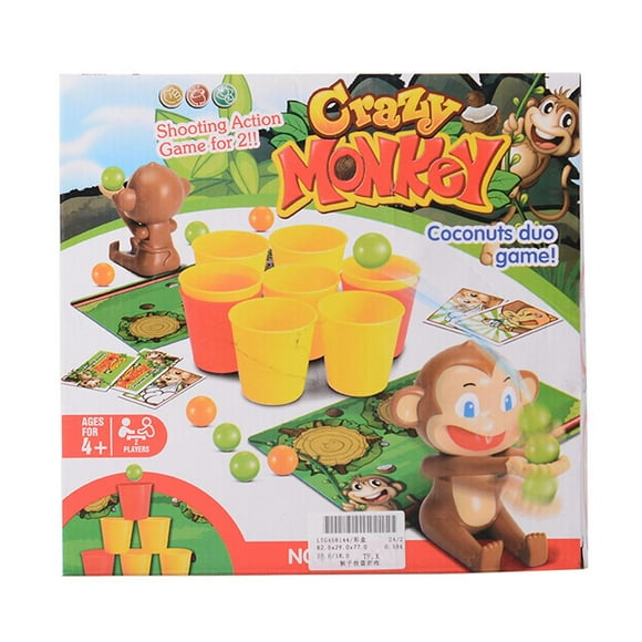 mmirethe Desktop Monkey Game Children's Parent-child Interactive Cup Educational Toys