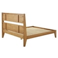 thumbnail image 3 of Walker Edison Malyn Queen Solid Wood Modern Platform Bed in Caramel, 3 of 5