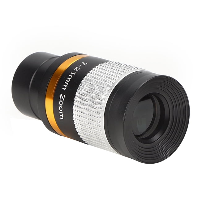 Telescopio astronómico Nikou con revestimiento de 7-21 mm Zoom continuo ocular de 1,25 pulgadas color plateado