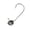 Raw, variant on 6th Sense Axle SwingShaker Shakey Head Jig, Swinging Hook Screw–Lock Design