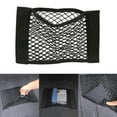 thumbnail image 1 of Car Velcro Double Mesh Pouch Trunk Storage Bag Car Interior Storage Bag, 1 of 4