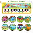 thumbnail image 5 of Baby Piano Mat Dinosaur Musical Floor Keyboard Playmat for Kids 1-5 Years Old Toddler, 5 of 5