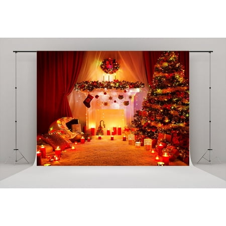 Image of GreenDecor 7x5ft Christmas Photography Backdrop Photo Props Studio Background Christmas