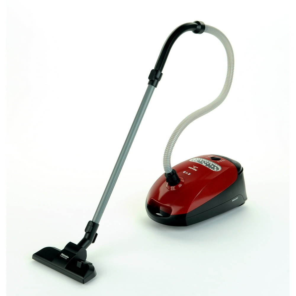 red toy vacuum