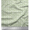 thumbnail image 1 of Soimoi Moss Georgette Fabric Floral Shirting Print Fabric by The Yard 42 Inch Wide, 1 of 1