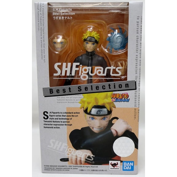 Naruto Shippuden 6 Inch Action Figure S.H. Figuarts Best Selection - Naruto Uzumaki